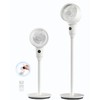 WOWDSGN 22dB Quiet Floor Fan, 3D Air Circulator Oscillation Fans,