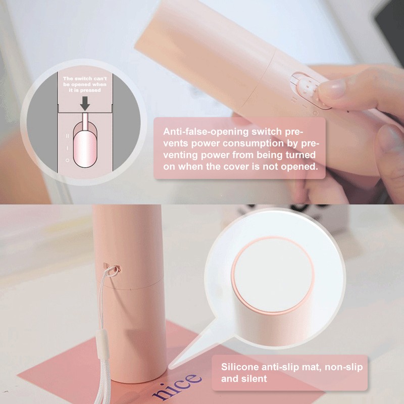 Portable Handheld Fan with 3 Foldable Blade, Rechargeable USB Small