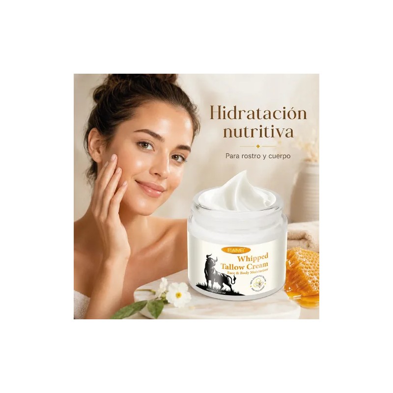 Crema Facial Corporal Cebo Res + Miel Hidrata Humecta Aclara