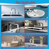QualsValor stone faucet mat for kitchen sink,23.6''long sink water splash