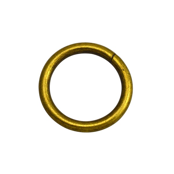 Wuuycoky Bronze 0.8" Inner Diameter O-rings Rings Non Welded Strap