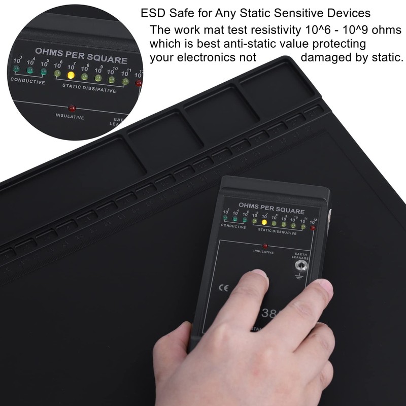 Premium Heat Resistant 932°F Anti Static Mat, HPFIX ESD Mat