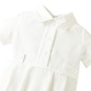 Dressy Daisy Baby Boy Baptism Outfit, Short Sleeve Christening Jumpsuit