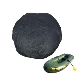 J&C Waterproof Inflatable Boat Cover UV Resistant Dinghy Covers Fits for 7 to 17 Ft 7 8 9 10 11 12 13 14 15 16 17 feet Rubber Boat Protector (330 x 165 x 46 cm /10.8 x 5.4 x 1.5 ft)