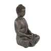 Alpine Corporation 15" Tall Indoor/Outdoor Meditating Buddha Statue, Tabletop Garden