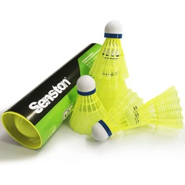 Senston Badminton Shuttlecocks 6 pcs Nylon Shuttlecocks Badminton Ball for Training,Beginner,Family exercise