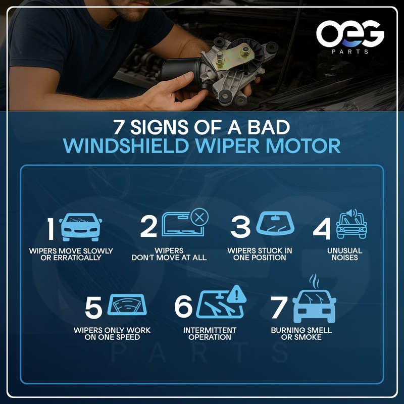 OEG Parts New Windshield Wiper Motor Compatible with Honda CR-V