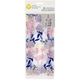 Non-Food Items Treat Bags 20/PKG FLRL PRTY, Floral Party
