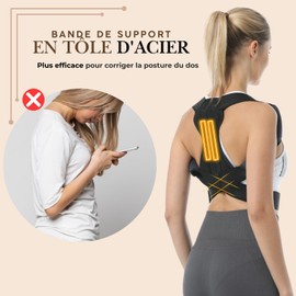 BraceTop Posture Corrector Back Support Posture Corrector for Men Women Back Pain Lumbar Belt