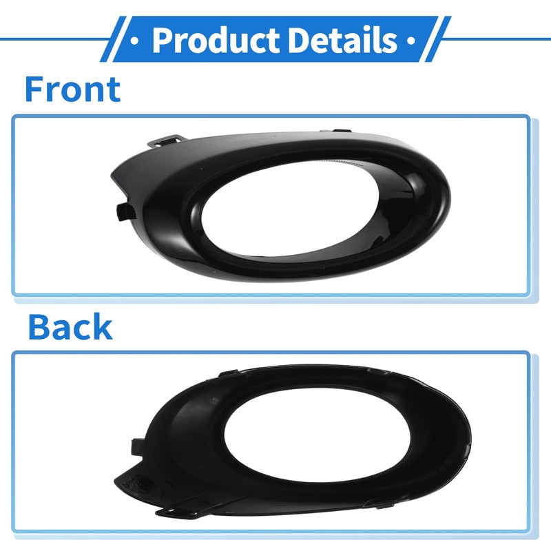 X AUTOHAUX Front Left Fog Light Grill No.71117TR3A51 Front Lower