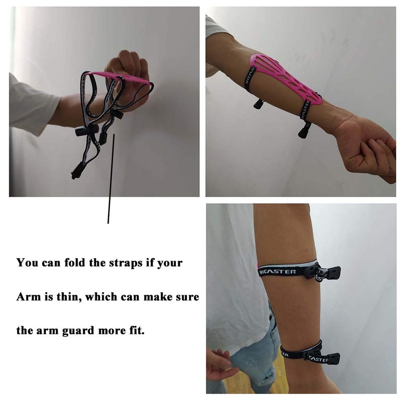 BICASTER - Protectores de brazo para tiro con arco, color
