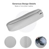 Qnbes 2Pcs Classic Grey Leather Seat Armrest Covers for Lexus
