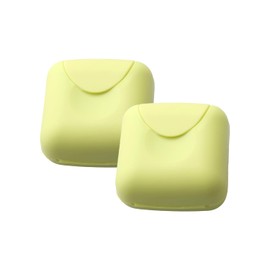 Tabanzhe Travel Soap Box-Portable Soap Dish with Lid Sealed Portable Soap Container Case Square Soap Bar Holder for Home Outdoor Camping Travel Gym Bathroom Hiking School(Green)