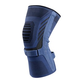 Men Women Compression Knee Brace Sleeves with Double-sided Spring Stabilizers,Breathable Knit Non-Slip Knee Support Adjustable Strap for Running, Weightlifting, Basketball, Gym, Workout, Sports,1 Pack