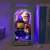 3D Puzzle Miniature House Kit Bookend Bookend LED Bookshelf Decoration