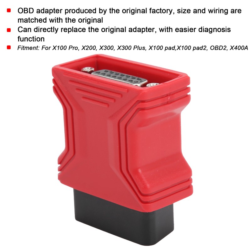Car Diagnostic Connector 16‑Pin for X100 Pro / X200 /