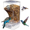 Automatic Bird Feeder,No Mess Bird Feeder,Premium Clear Plastic Bird Feeder