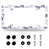 Elephant License Plate Frame Animal License Plate Stainless Steel Auto