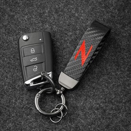 VERSAINSECT Fiber Style Car Keychain Z Emblem Microfiber Leather Key Chain Compatible with 350Z 370Z Z34 Z33 Accessories
