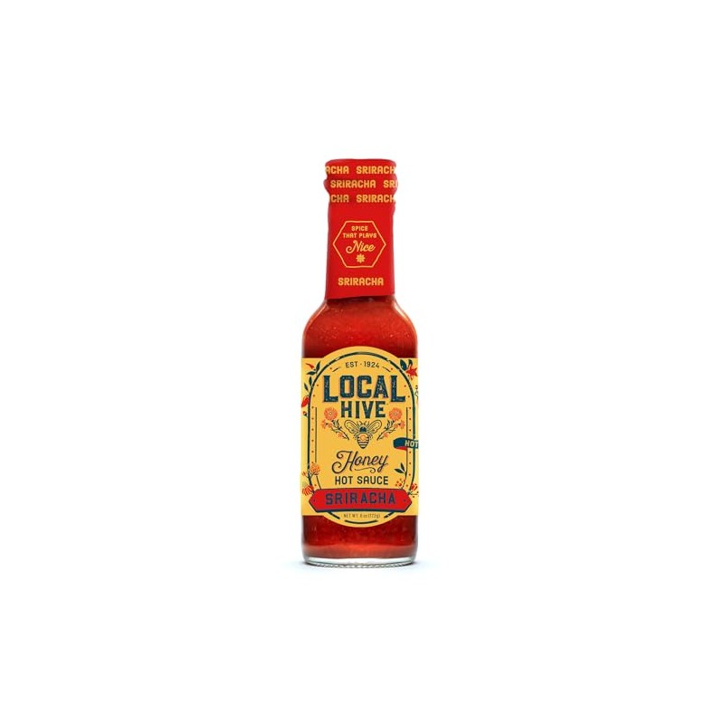 LOCAL HIVE Sriracha Honey Hot Sauce, 6 OZ