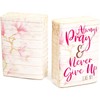 60 Pack Facial Pocket-Size Individual Tissues Bulk, Always Pray and
