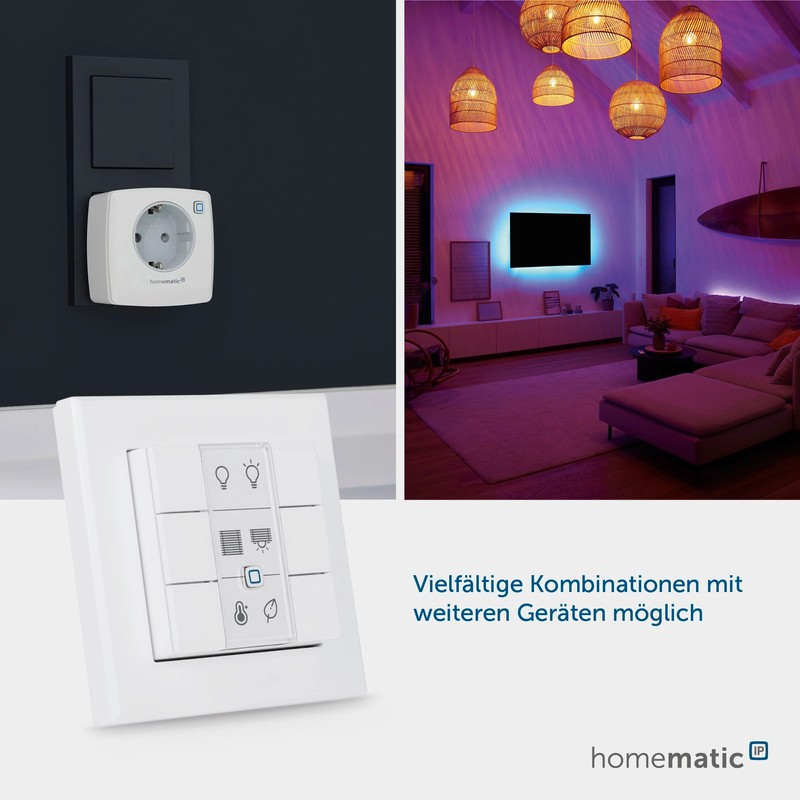 Homematic IP 142308A0 6-button wall switch