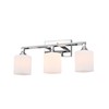 Chloe Lighting Jane Contemporary 3 Light Chrome Bath Vanity Fixture