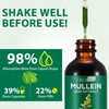 2 Pack Mullein Drops for Lungs, Natural Mullein Herbal Supplements,
