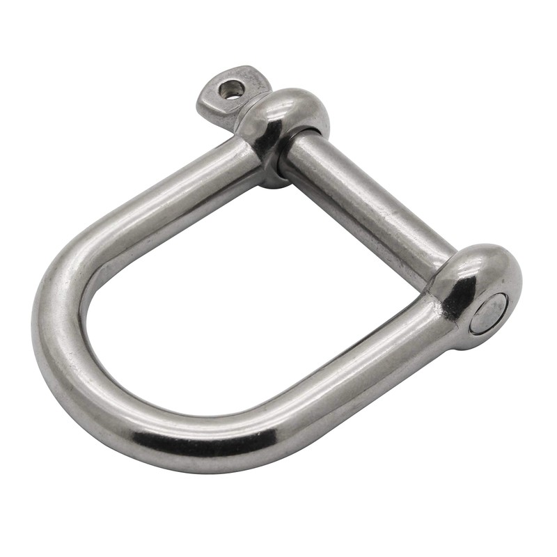 Extreme Max 3006.8225 BoatTector Stainless Steel Wide D Shackle -