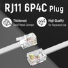 Uvital Phone Extension Cord 33Ft(10m), Telephone Cable with Standard RJ11