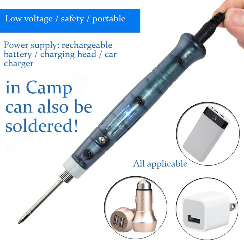 WANGCL Soldering Iron Pen, Soldering Iron Kit with 5V 8W
