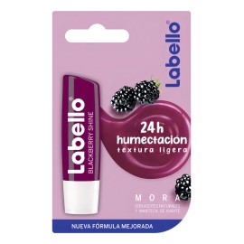 Labello Bálsamo Labial Protector Humectante Mora