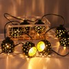Vigdur Lantern String Lights with 10 Clear G40 Bulbs and