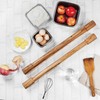 Ironwood Gourmet Set of 2 Rolling Pins, Large, Brown