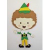 Buddy The Elf Christmas Winter Die Cut Paper Doll Scrapbook Embellishment
