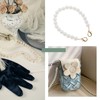eMagTech 6 Pieces Faux Pearl Handbag Straps Replacement Beads Handbag