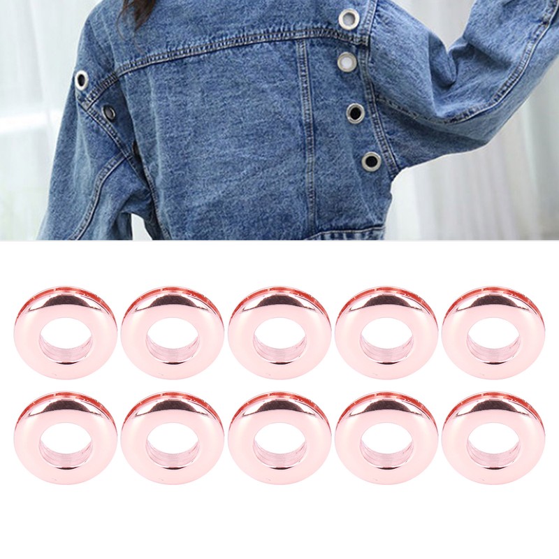 10pcs Eyelets Buttons Metal Smooth Surface Exquisite High Hardness Grommet