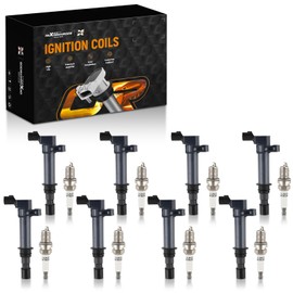 maXpeedingrods Set of 8 Ignition Coil Pack and Iridium Spark Plugs Fit for Dodge Dakota Durango Ram 1500, for Chrysler Aspen Mitsubishi Jeep Grand Cherokee 4.7L V8, Ignition Coil Kit Replaces UF270