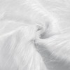Tatuo White Faux Fur Christmas Tree Skirt Snow Tree Skirts