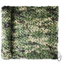 FullLit Camo Netting 5 Color Woodland with rope-10ft*20ft