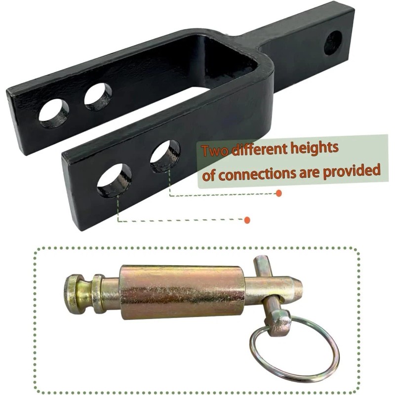 Versatile Quick Hitch Adapter with Adapter Sleeve for Category 1