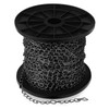 Yaocom 100 ft Galvanized Steel Hanging Jack Chain Metal Black