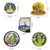 RELKLYU 5 pieces iron-on stickers, creative children's fabric stains, DIY