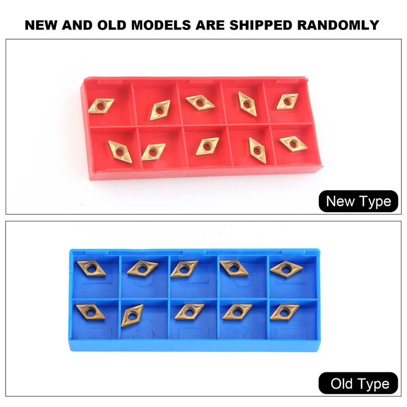Carbide Reversible Plates, Rotary Indexable Insert, Pack of 10 DCMT070204