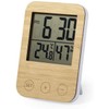 Weather Station Thermometer Hygrometer Bamboo Wood Gift