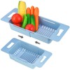 Tomorotec 2 Pack Extendable Sink Colander Basket Over the Sink
