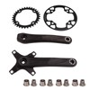 Bicycle Crankset Aluminium Alloy High Strength Lightweight Bicycle Crank Chainring