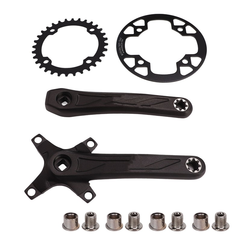 Bicycle Crankset Aluminium Alloy High Strength Lightweight Bicycle Crank Chainring
