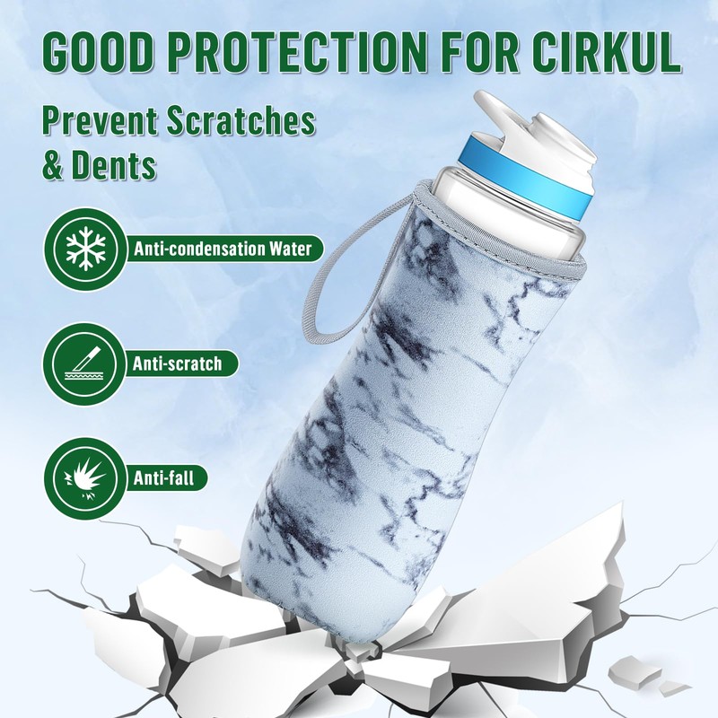 Desing Wish 2 PCS Insulated Sleeve for 32oz Cir'kul Water