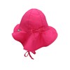 Sterntaler Unisex Flapper Hat with Ties and Neck Protection, magenta,